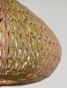 Lampa wisząca pleciona owalna boho rustykalna industrialna nad stół do salonu sypialni ściemnialna Luces Exclusivas